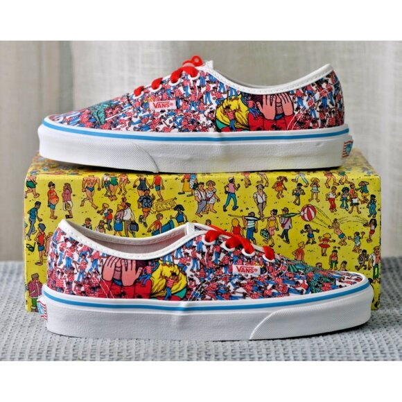 New! Size: 4.5 Men/6 Women | Vans Authentic Where's Waldo? | VN0A348A3RZ - Picture 9 of 11